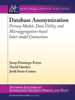 cover image of Database Anonymization